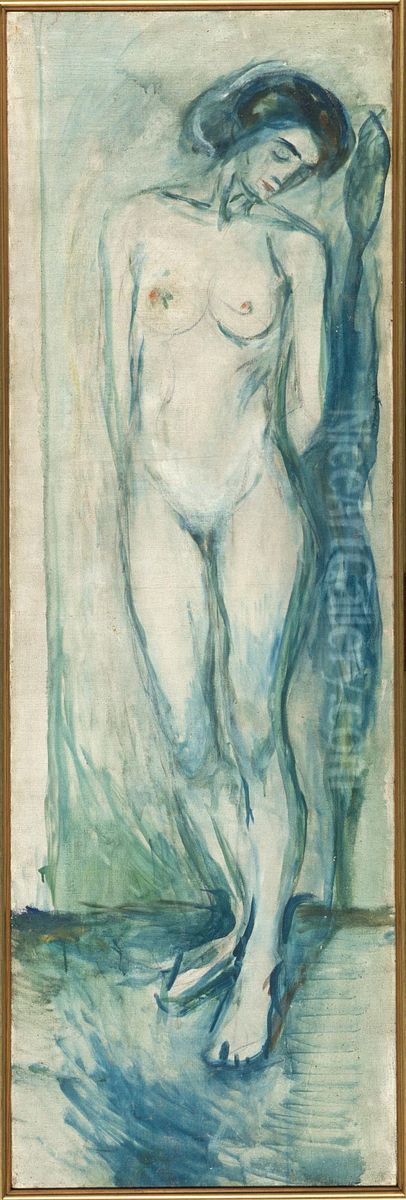 Krotkaja Oil Painting by Edvard Munch