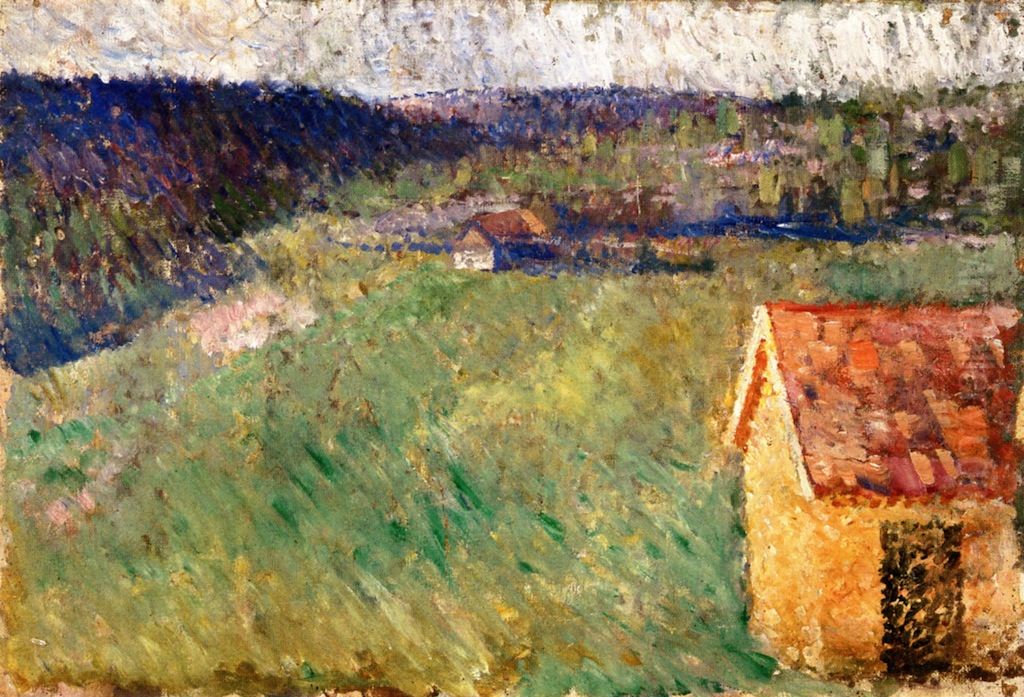 Landscape Oil Painting by Edvard Munch
