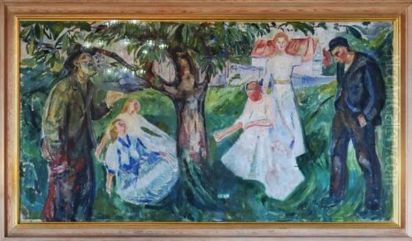 Life Oil Painting by Edvard Munch