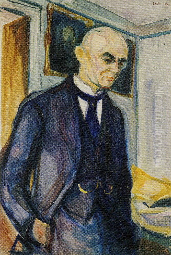 Lucien Dedichen Oil Painting by Edvard Munch