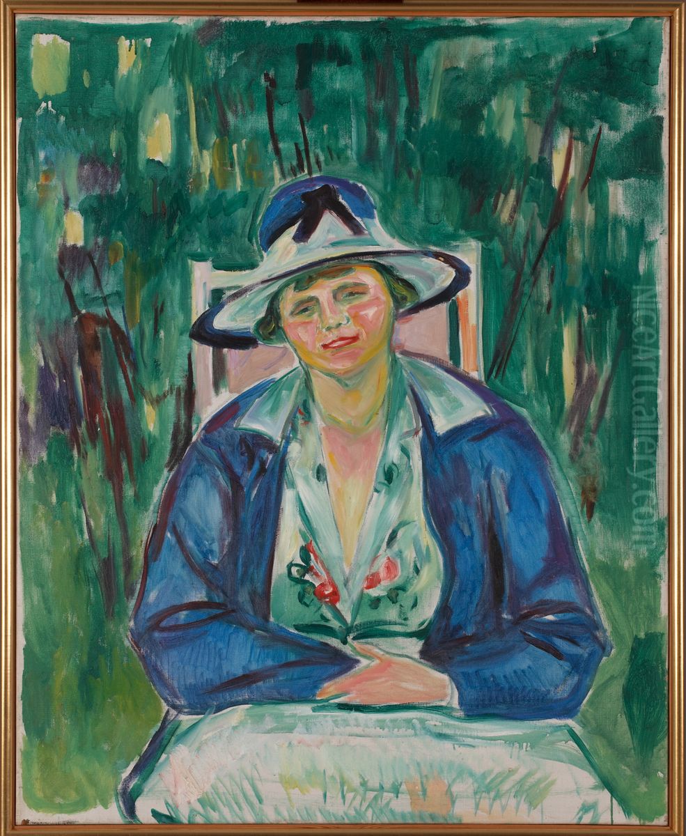 Maria Agatha Meier Oil Painting by Edvard Munch