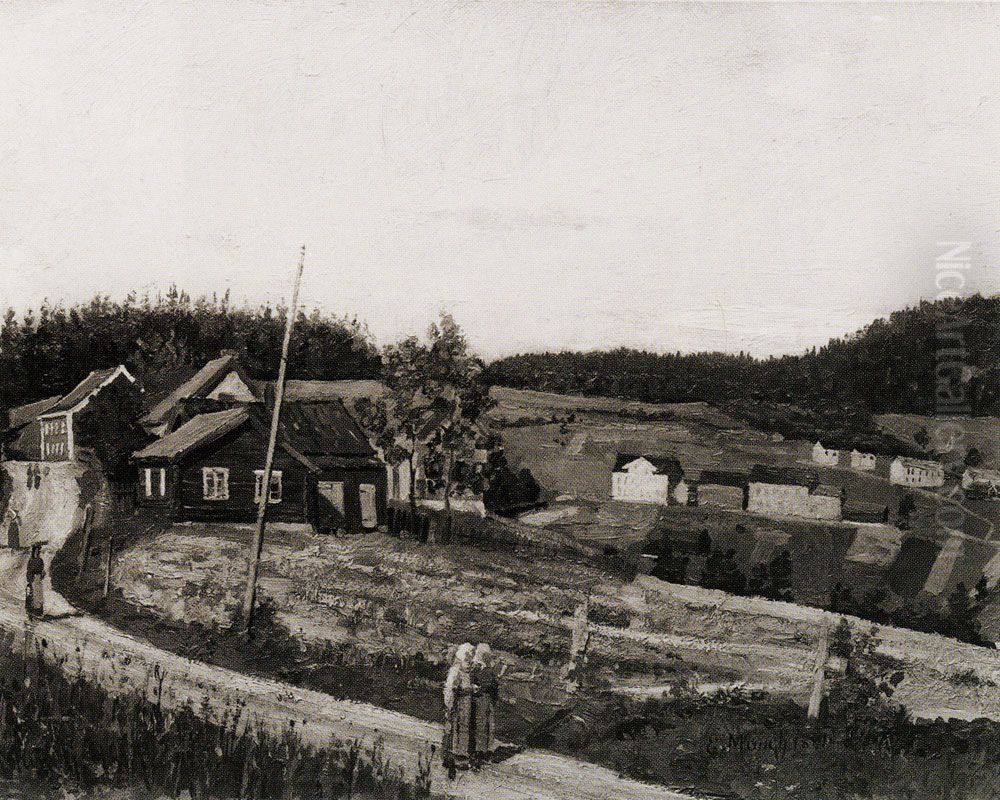 Maridalsveien in Nydalen Oil Painting by Edvard Munch