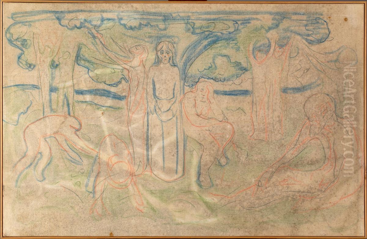 Medicine Oil Painting by Edvard Munch