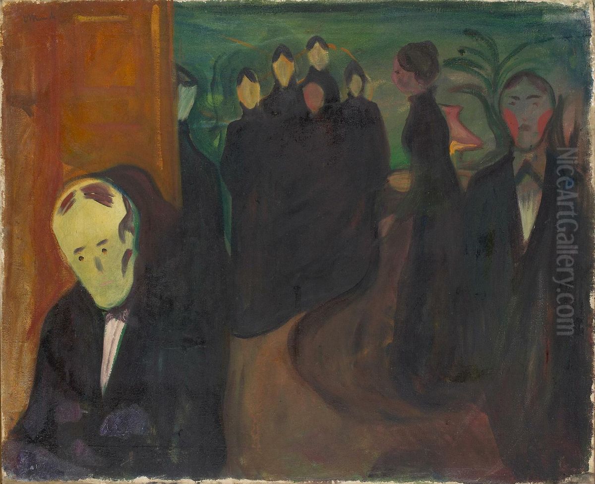 Sanatorium Oil Painting by Edvard Munch