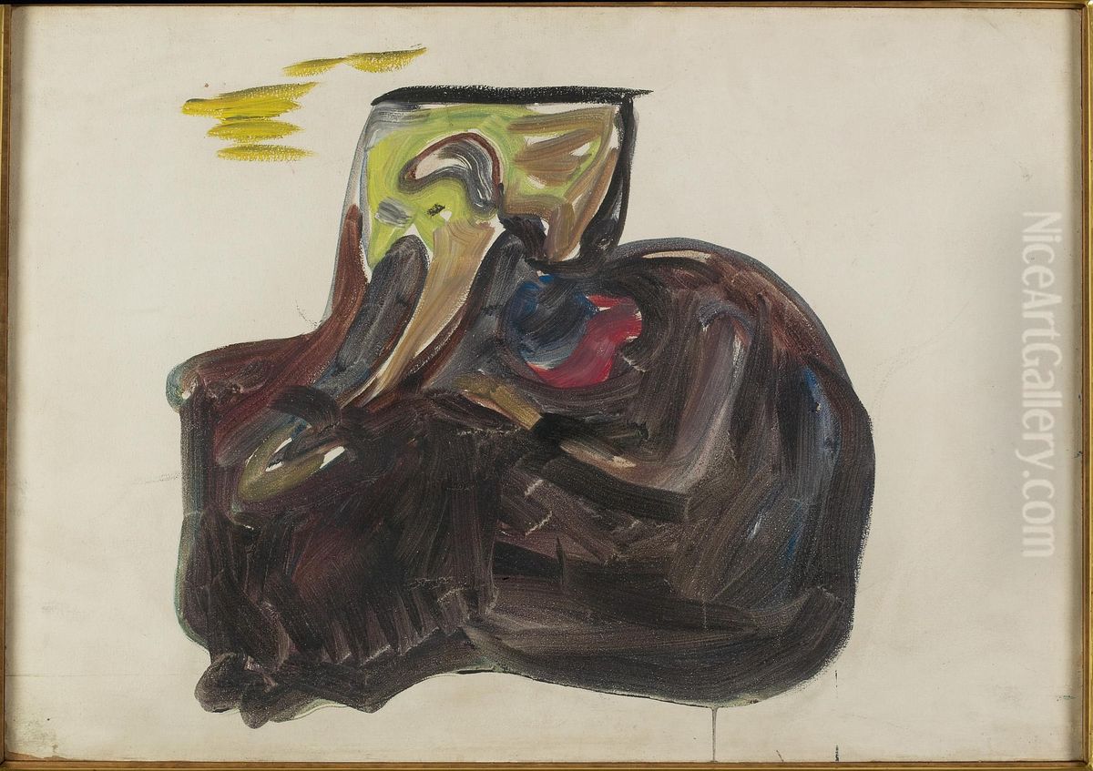 Set Design for Henrik Ibsen's Ghosts Oil Painting by Edvard Munch