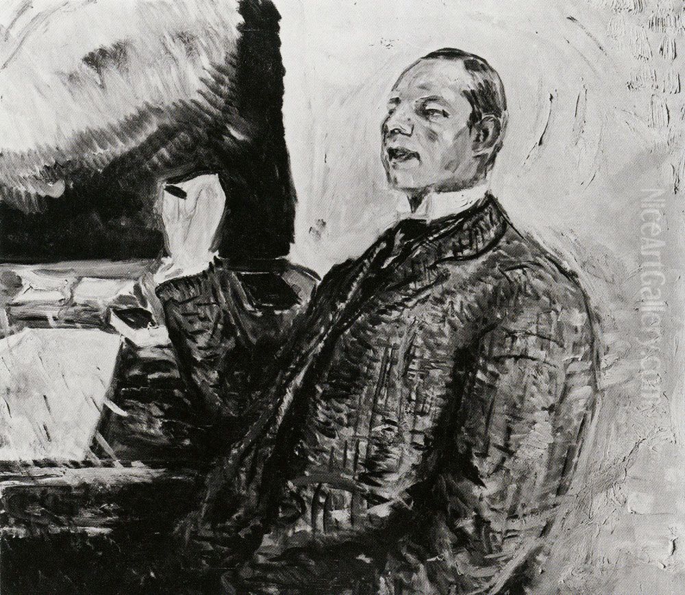 Sigurd Host Oil Painting by Edvard Munch