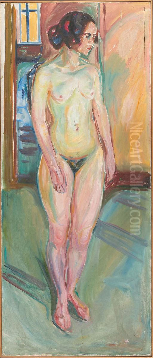 Noon Oil Painting by Edvard Munch