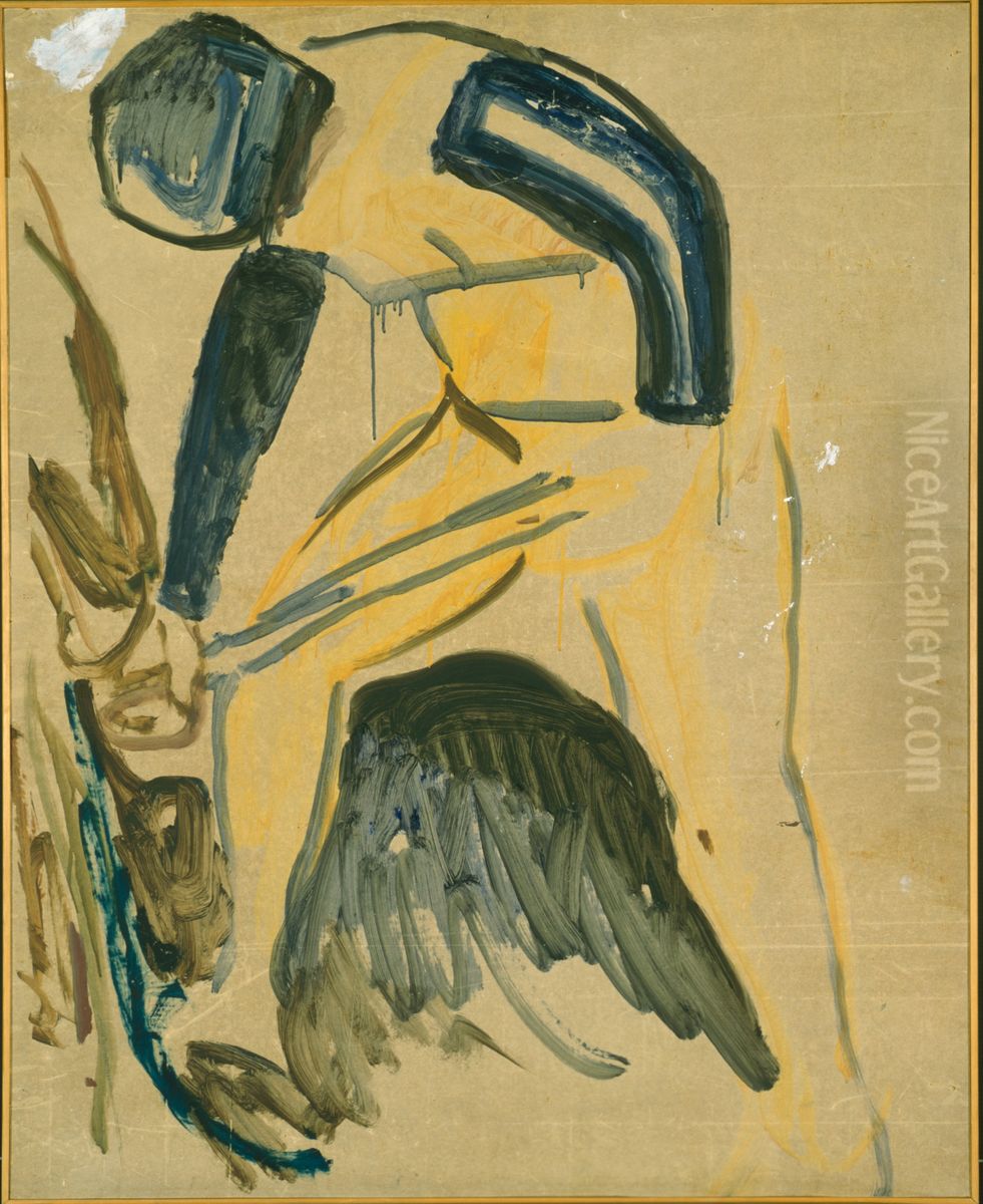 Fragment Oil Painting by Edvard Munch