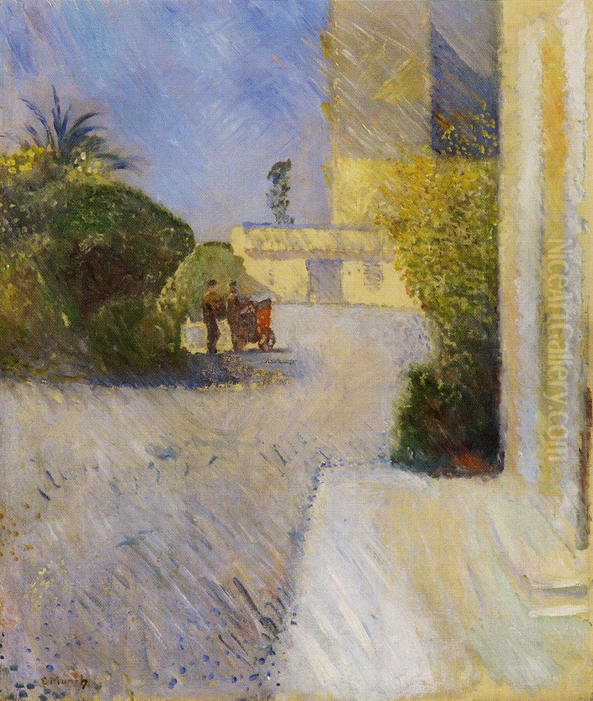 Sunny Day in Nice Oil Painting by Edvard Munch