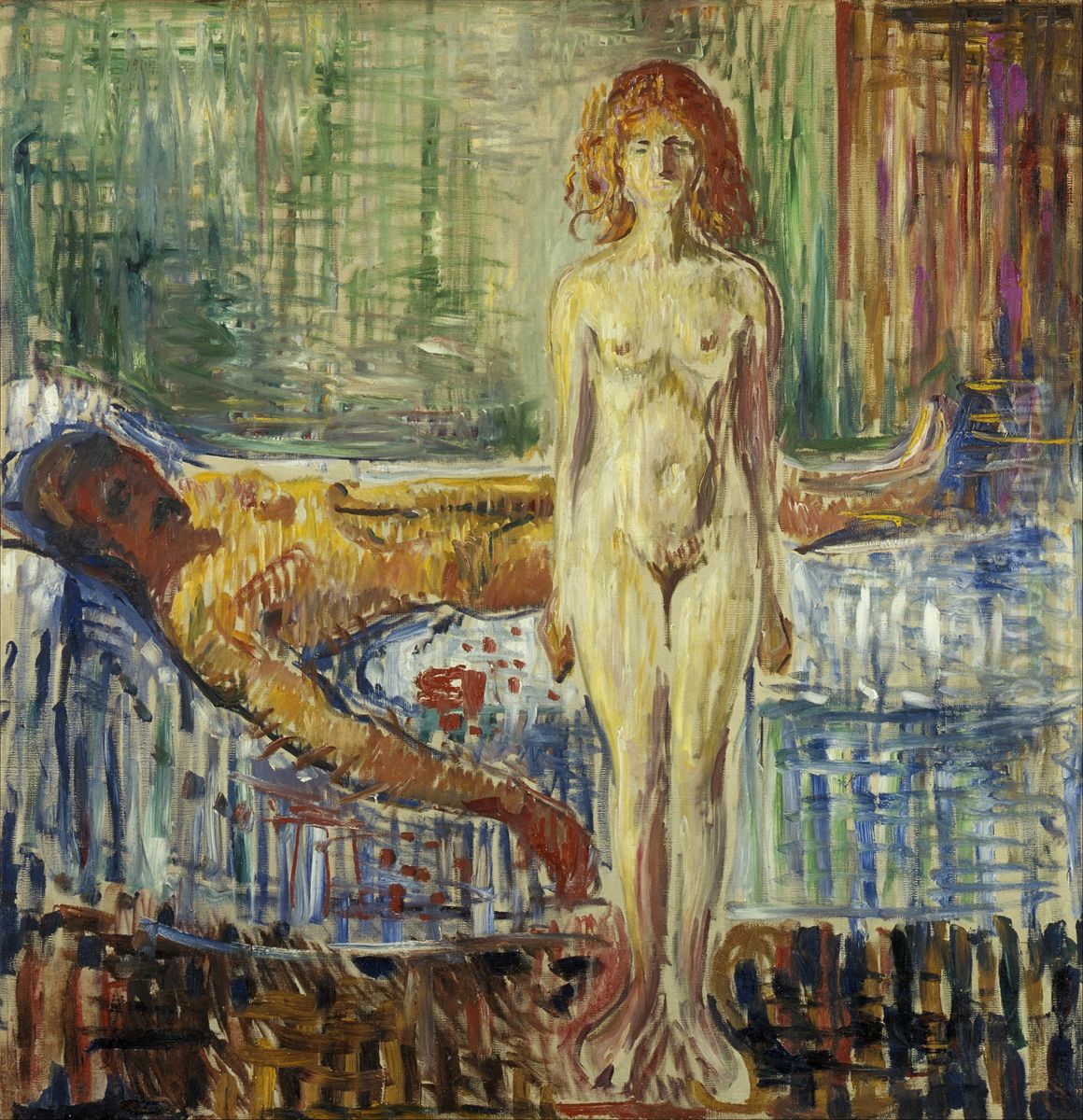 The Death of Marat II Oil Painting by Edvard Munch