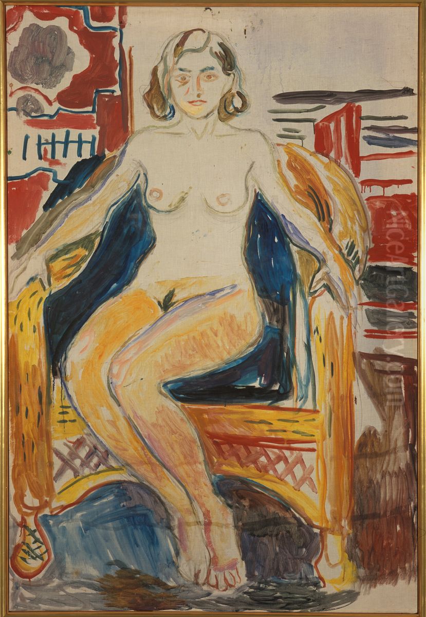 The Girl from Nordland Oil Painting by Edvard Munch