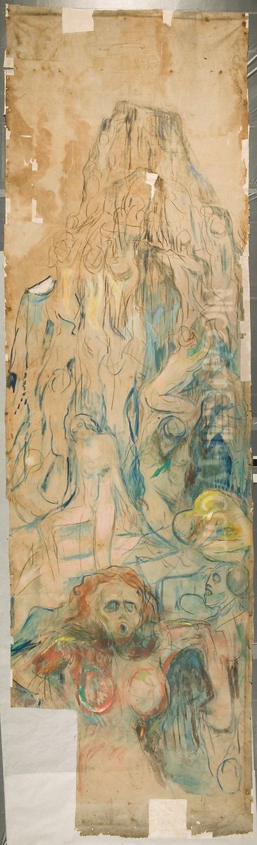 Middle Part Oil Painting by Edvard Munch