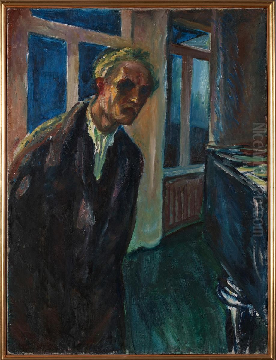 The Night Wanderer Oil Painting by Edvard Munch