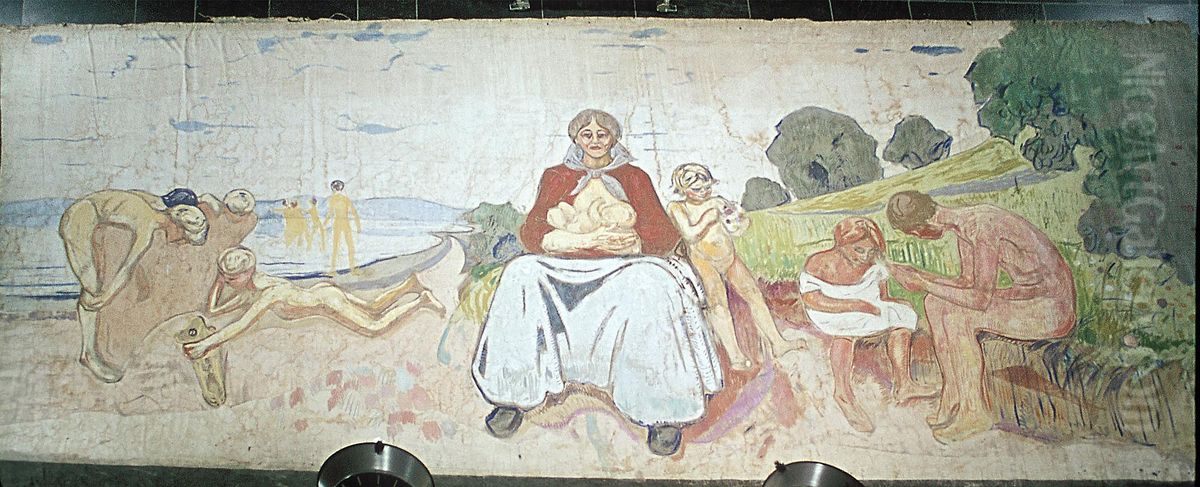 The Researchers Oil Painting by Edvard Munch