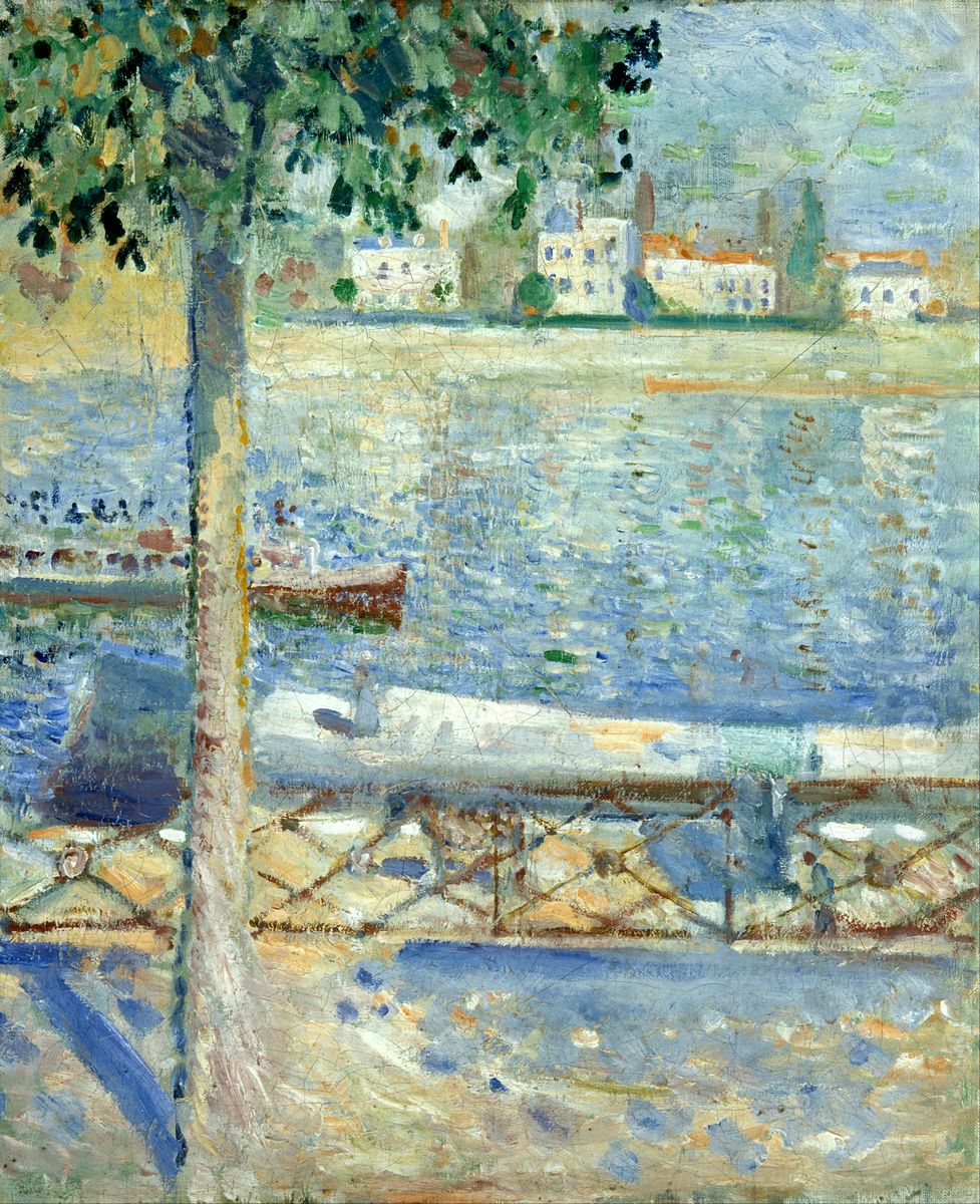 Die Seine bei Saint-Cloud Oil Painting by Edvard Munch