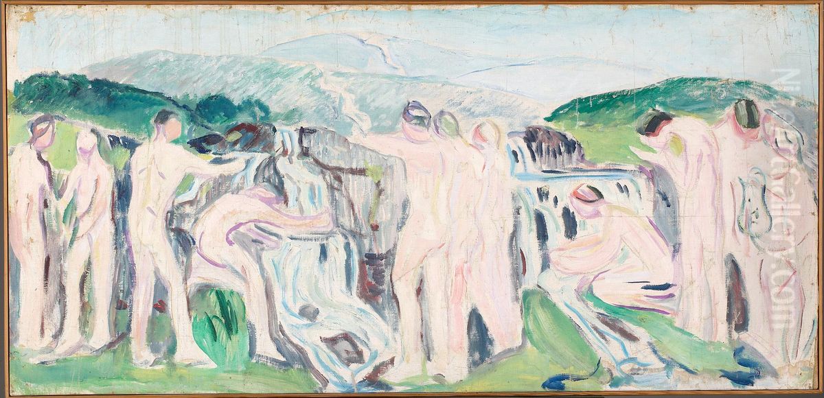 The Source Oil Painting by Edvard Munch