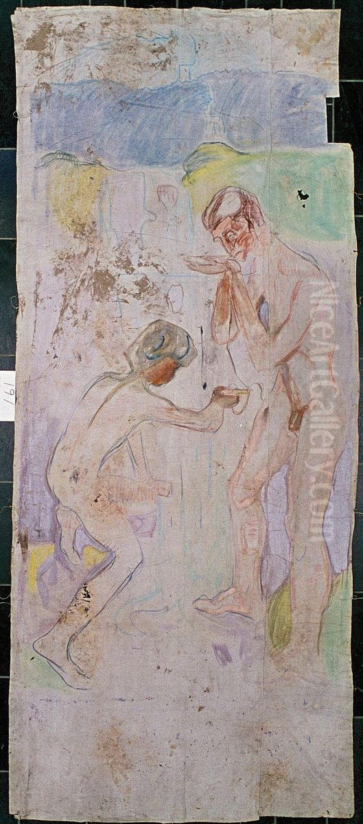 The Source Oil Painting by Edvard Munch