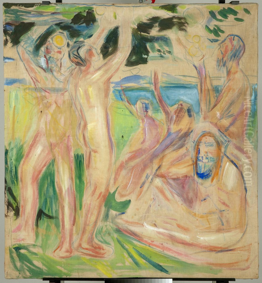 Right Part Oil Painting by Edvard Munch