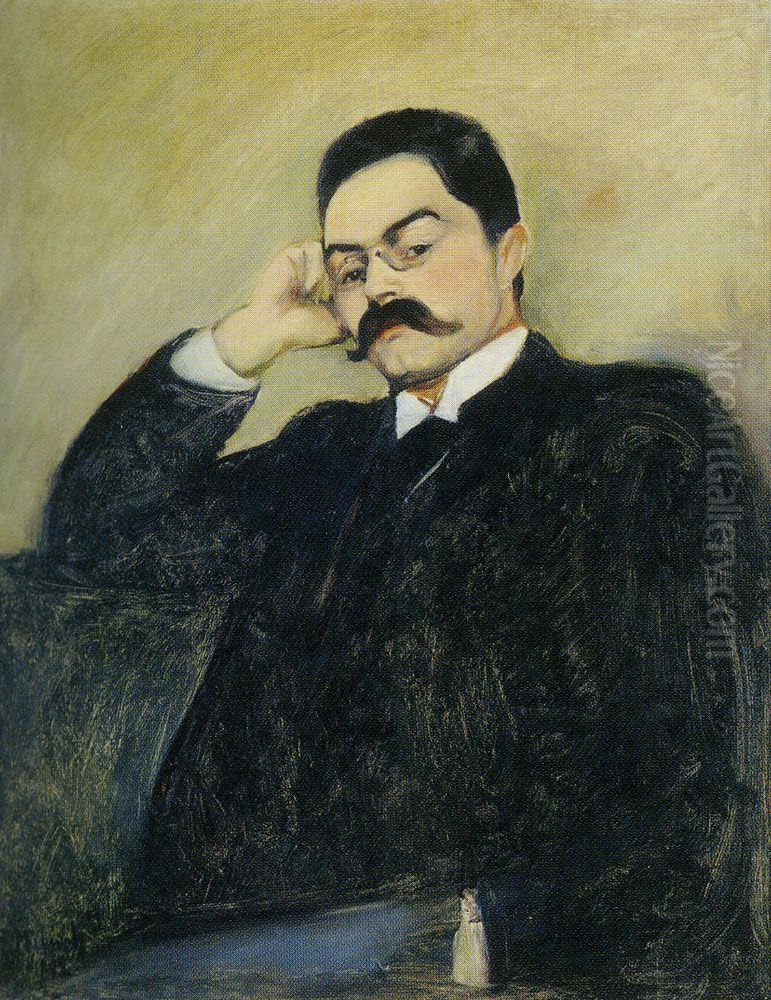 Thor Lutken Oil Painting by Edvard Munch