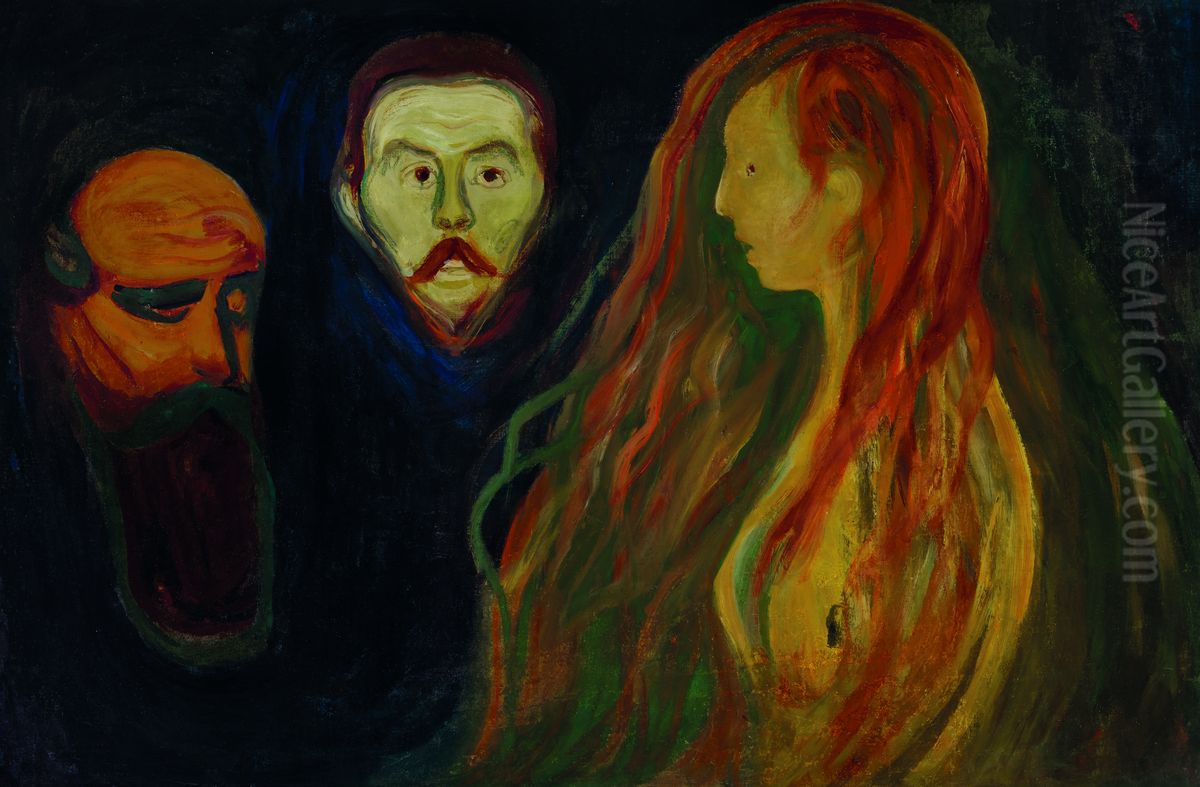 Tragedy Oil Painting by Edvard Munch