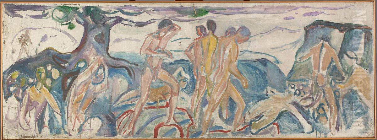 War Oil Painting by Edvard Munch