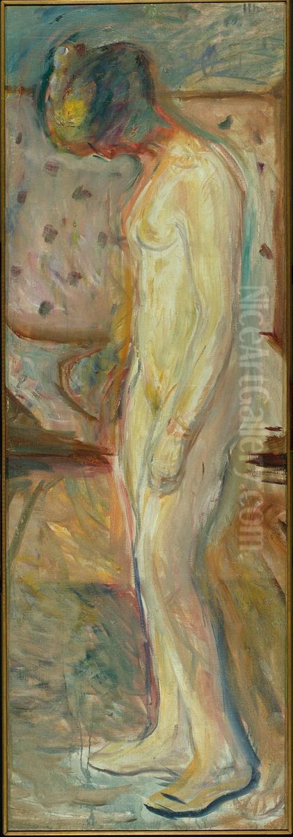 Weeping Woman Oil Painting by Edvard Munch