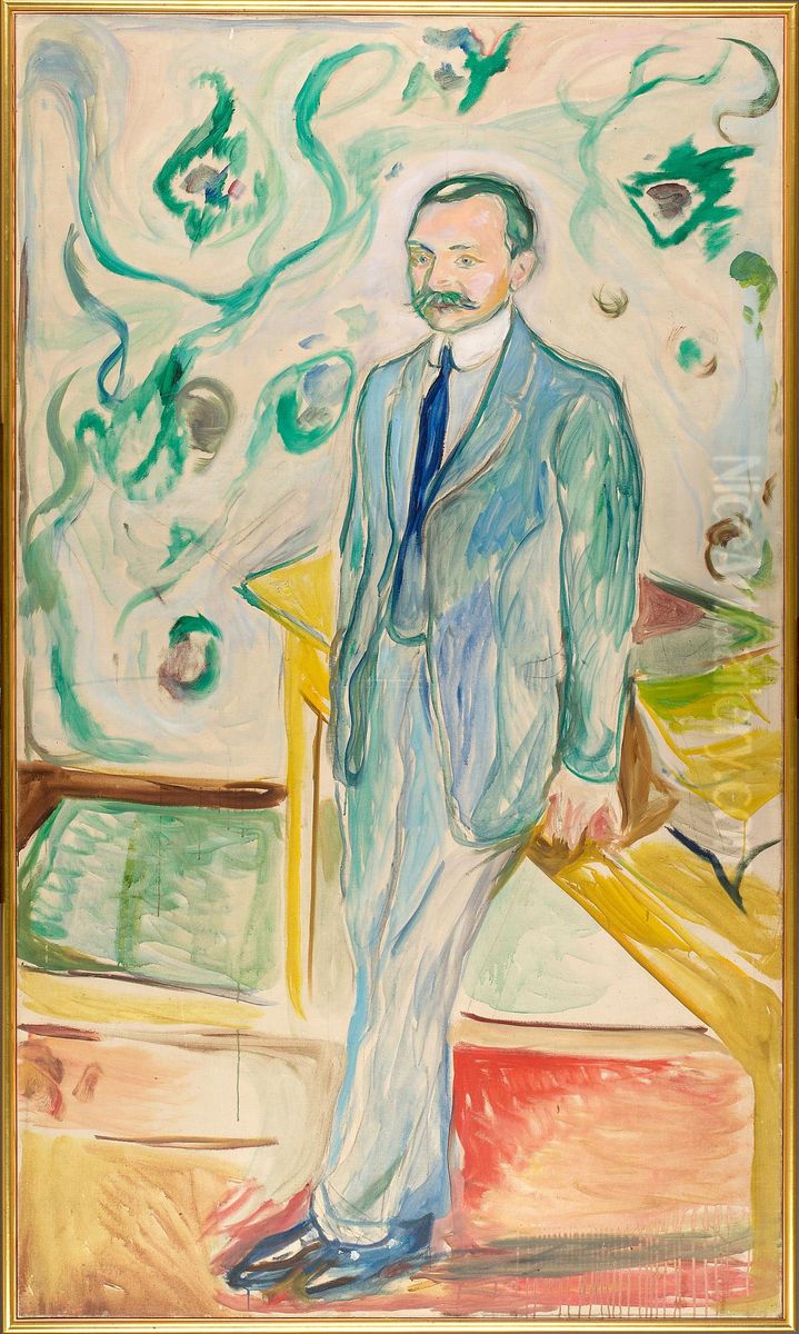 Wilhelm Wartmann Oil Painting by Edvard Munch