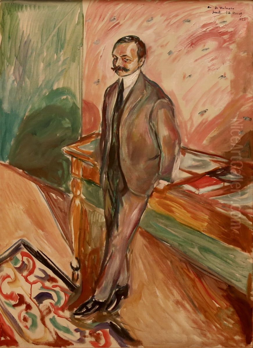 Wilhelm Wartmann Oil Painting by Edvard Munch