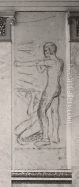 Young Man Walking towards the Sun Oil Painting by unknown