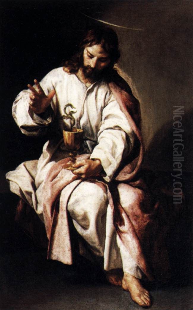 St John the Evangelist Oil Painting by Alonso Cano