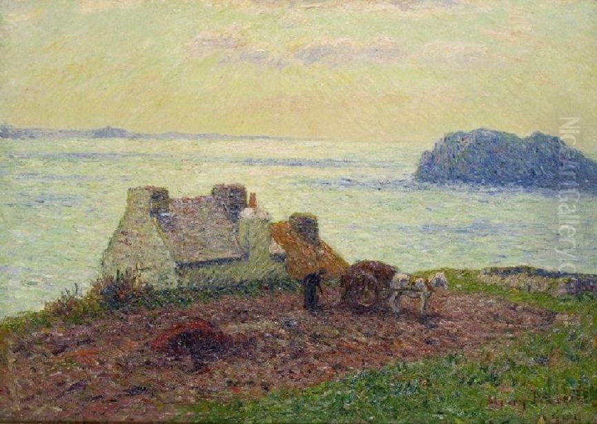 The Bay of Lampaul Oil Painting by Henry Moret