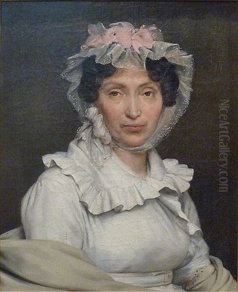 Portrait of Madame Marguerite-Julie Morel Oil Painting by Guillaume Bodinier