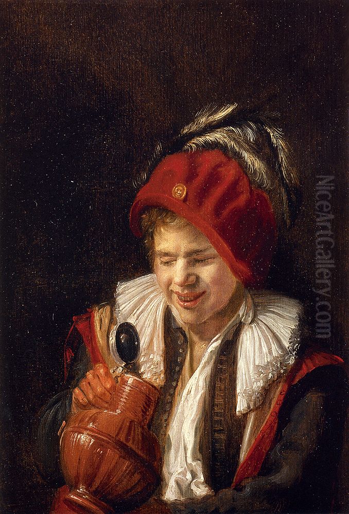 Kannekijker Oil Painting by Judith Leyster