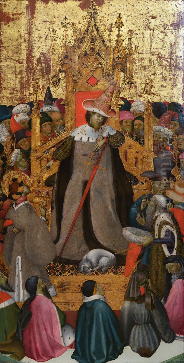 The Judgement of Saint George Oil Painting by Bernat Martorell