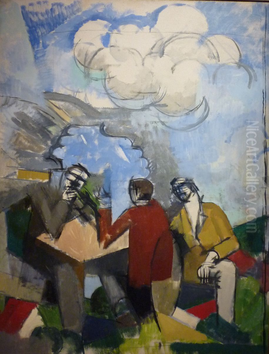 La conquete de l'Air Oil Painting by Roger de La Fresnaye