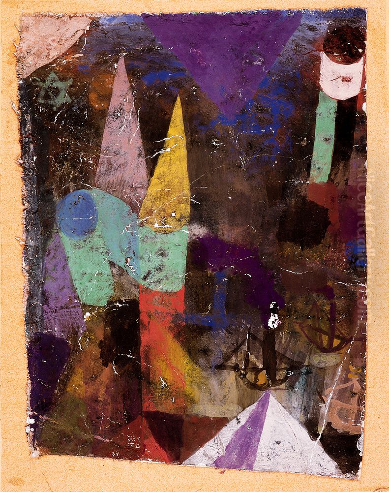 Hafenbild Nachts Oil Painting by Paul Klee