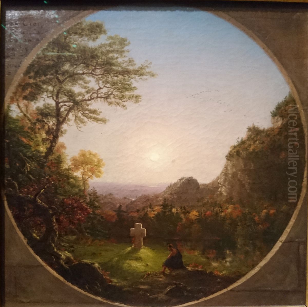 The Cross in the Wilderness Oil Painting by Thomas Cole
