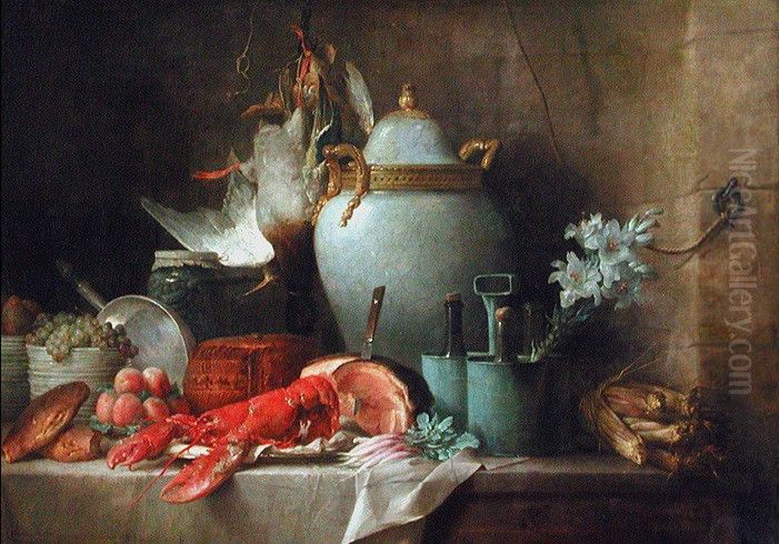 Nature morte au homard Oil Painting by Anne Vallayer-Coster