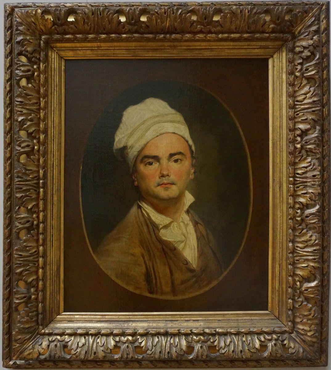 Autoportrait of Julien de Parme (circa 1799) Oil Painting by Jean Antoine Julien de Parme