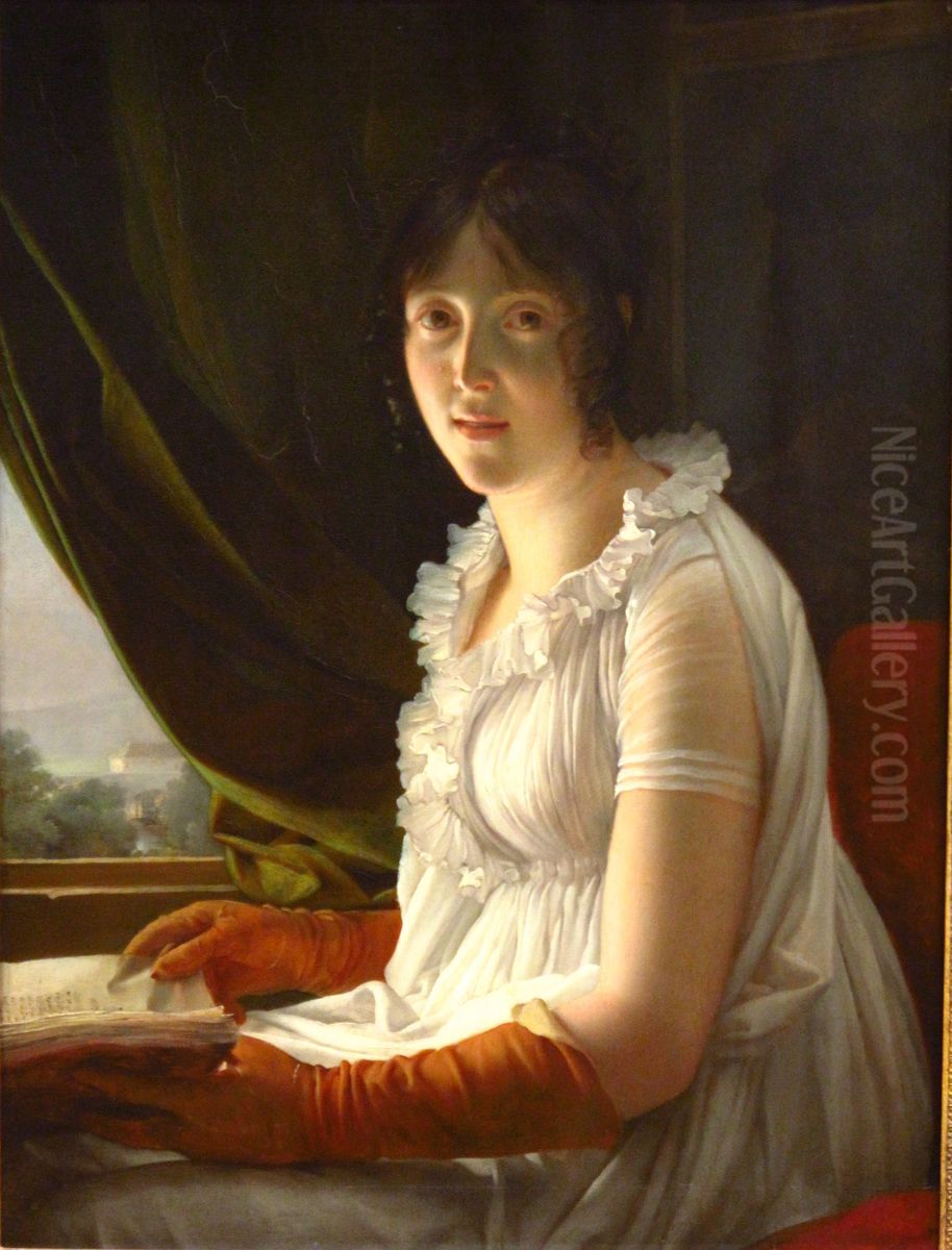 Madame Barbier-Walbonne Oil Painting by Francois Gerard