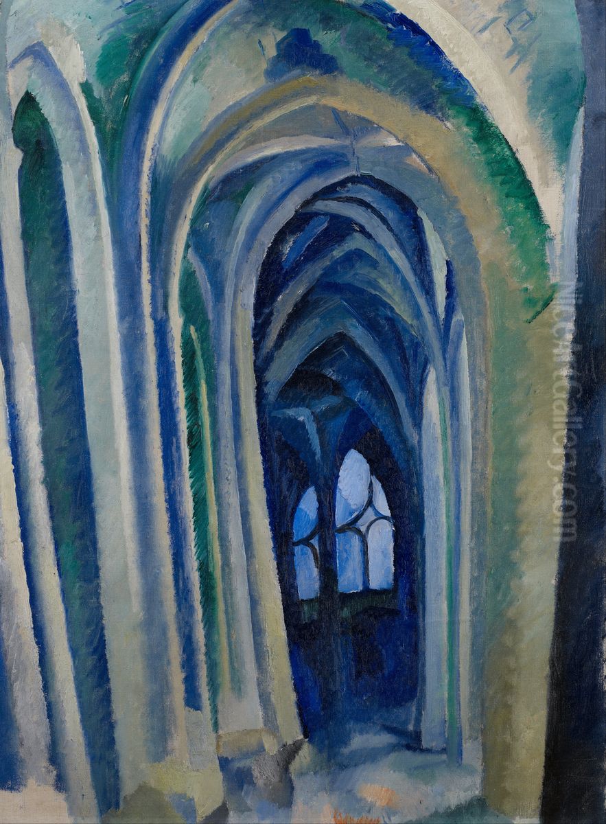 Saint-Severin No. 2 Oil Painting by Robert Delaunay