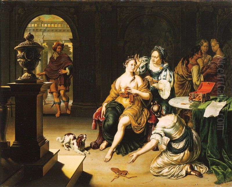 Preziosa Oil Painting by Frans van Mieris