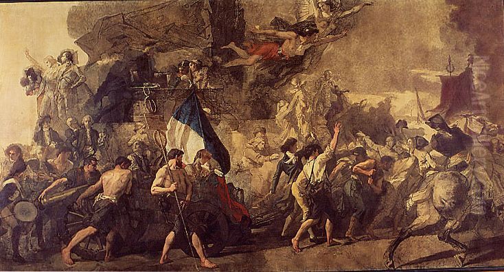 L'Enrolement des volontaires de 1792 Oil Painting by Thomas Couture