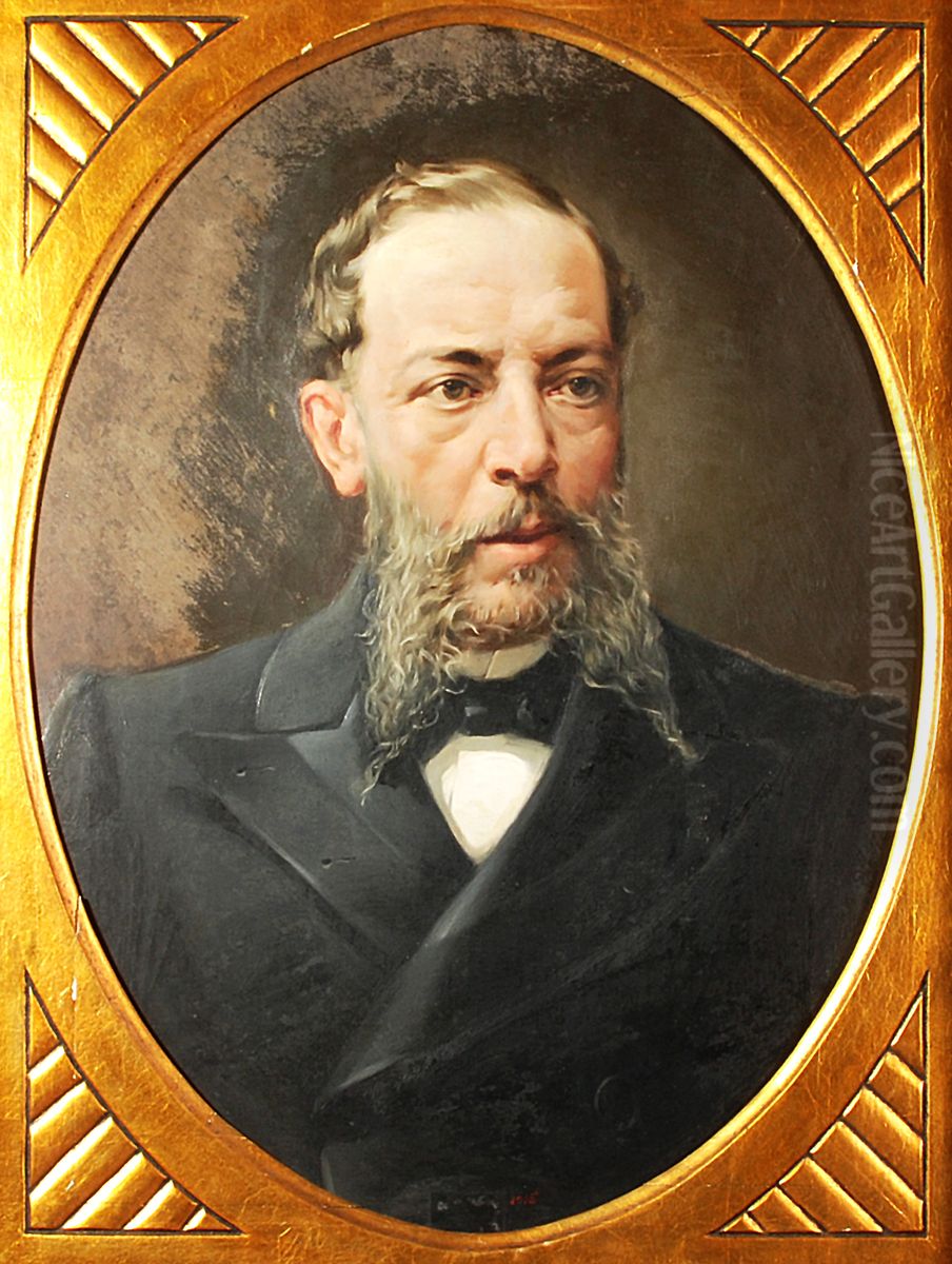 Retrat de D. Juan Torrents i de Higuero Oil Painting by Cristofol Montserrat i Jorba