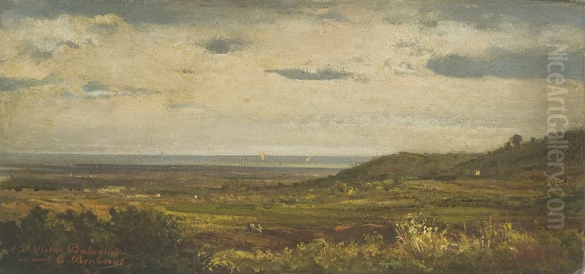 Paisatge (Llanura) Oil Painting by Gaieta Benavent i Rocamora