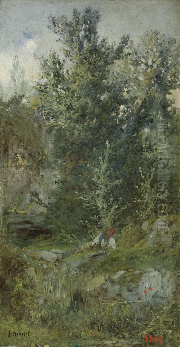 Arbre Oil Painting by Jose Armet Portanell