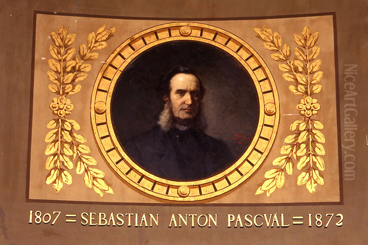 Retrat de Sebastia Anton Pascual Oil Painting by Modest Texidor Torres