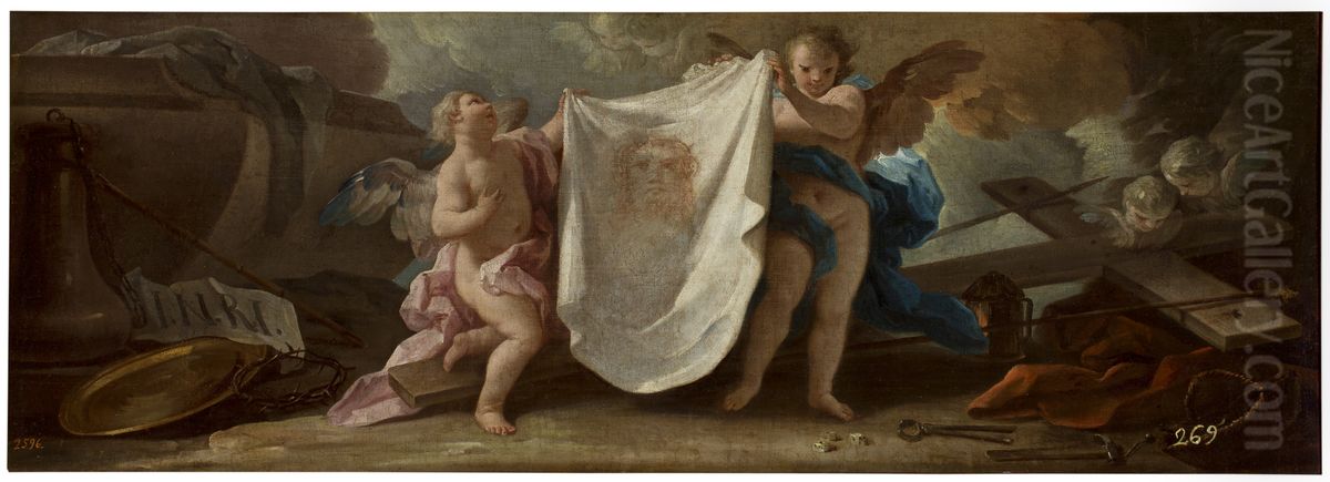 Santa Fac Oil Painting by Corrado Giaquinto