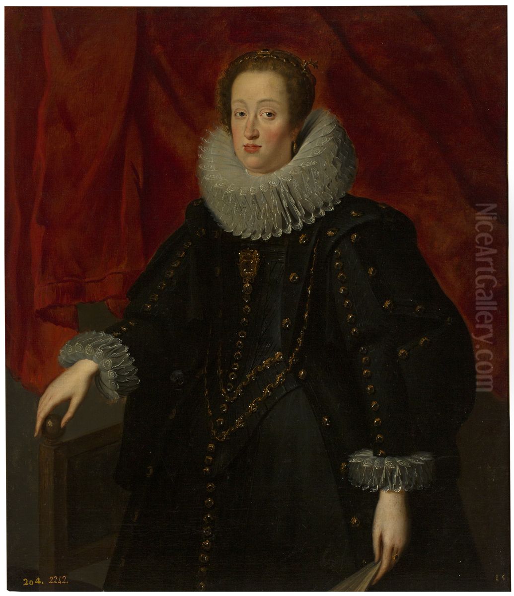 Leonor de Mantua Oil Painting by Justus Sustermans
