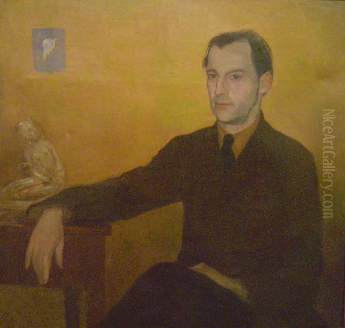 Autoretrat Oil Painting by Rafael Sala Marco